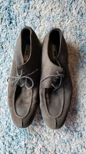 Chaussures habillées en cuir brun chocolat